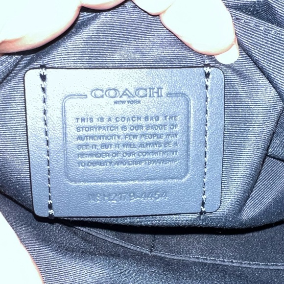 COACH XGRAIN TOTE IN DENIM BLUE - Picture 5 of 8